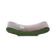 Yoga block with a textured surface for stability and support during workouts.