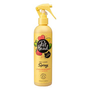 Pet Head Lemonberry dry clean spray for cats, featuring a refreshing lemon oil scent in a convenient spray bottle.