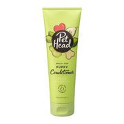 Pet Head Mucky Pup puppy conditioner with pear and chamomile for clean, soft fur.