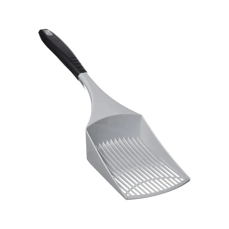 Cat litter scoop with a comfortable grip for easy cleaning and waste removal.