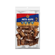 Pets Elite dog treats in a resealable bag, featuring natural ingredients and a hypoallergenic formula.