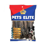 Pets Elite dog treats bag featuring a grain-free, ancestral diet for healthy pets.