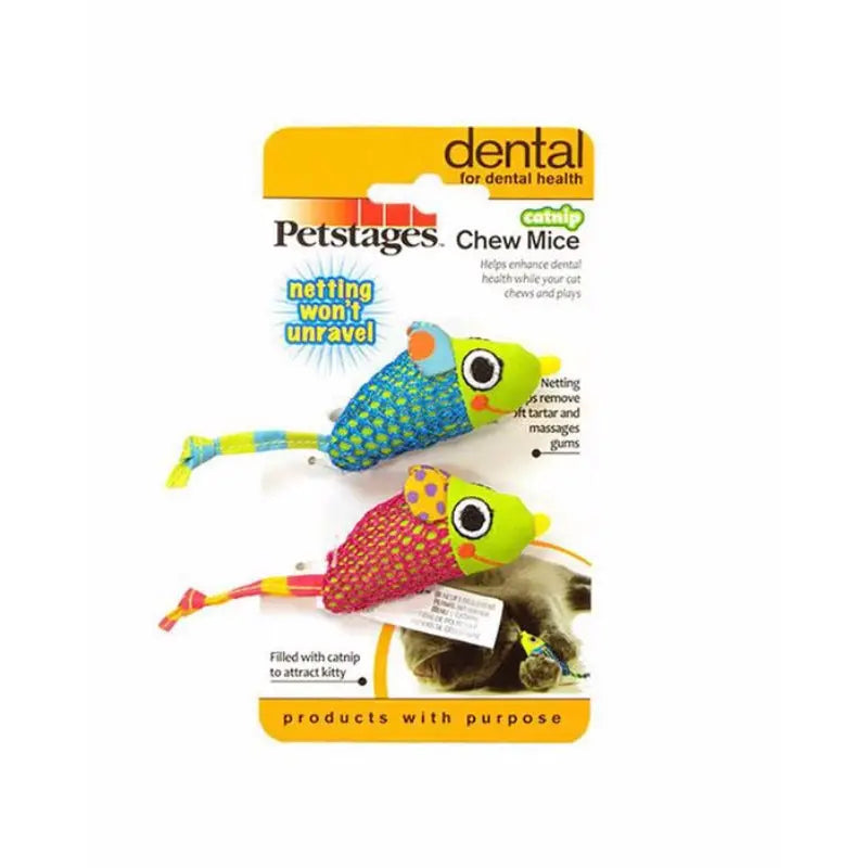 Petstages Catnip Chew Mice Pack
