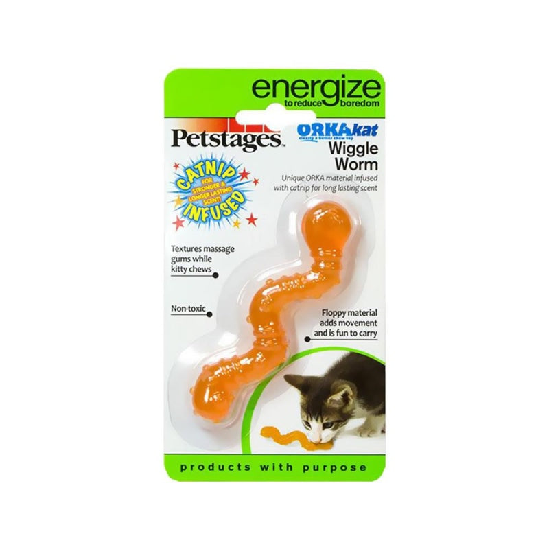 Petstages ORKAkat Wiggle Worm