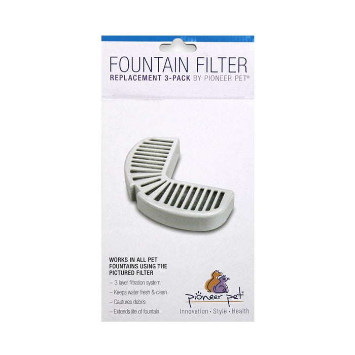 Pioneer Pet Replacement Filter for Ceramic Raindrop Fountains