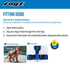 Rogz Utility Reflective Control Harness Fitting Guide