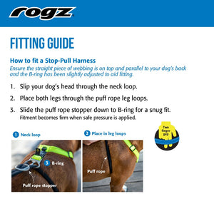 Rogz Utility Stop-Pull Harness Fitting Guide