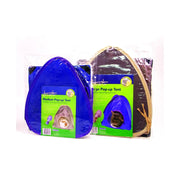 Pop-up tents for pets, featuring medium and large sizes, ideal for outdoor adventures and playtime.