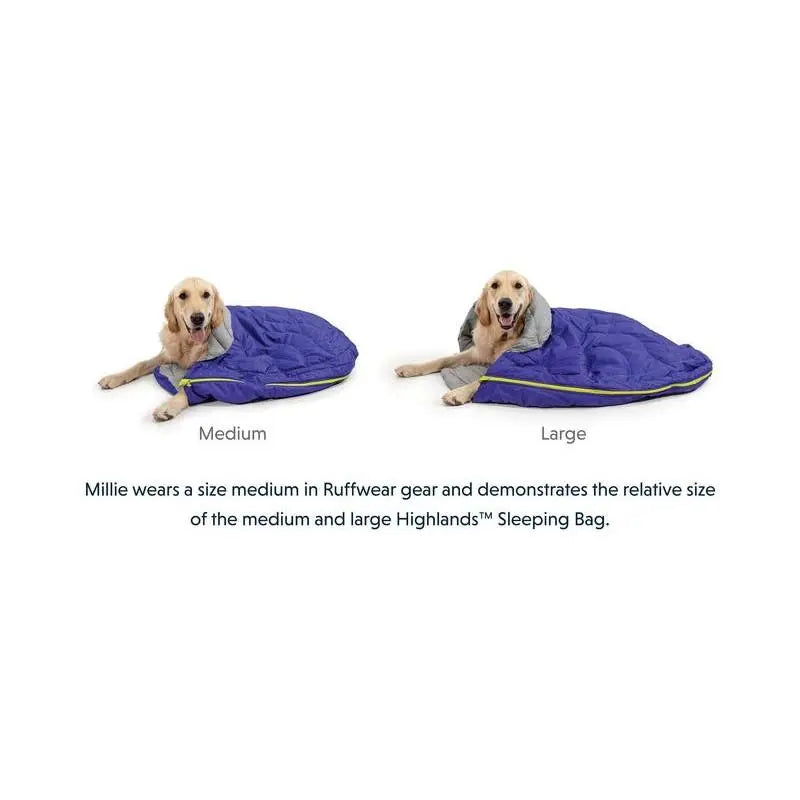 Ruffwear Highlands Backpacking Sleeping Bag | Buy Dog Apparel