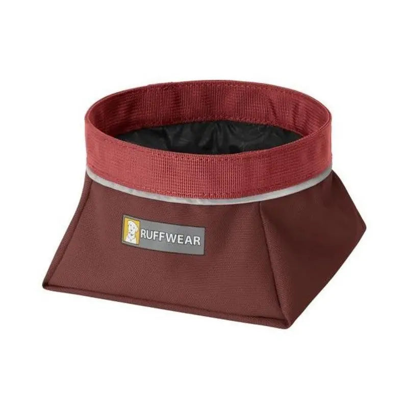 Collapsible dog bowl by Ruffwear, perfect for travel and outdoor adventures.