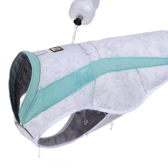 Water-resistant dog jacket with a stylish design, perfect for outdoor adventures.