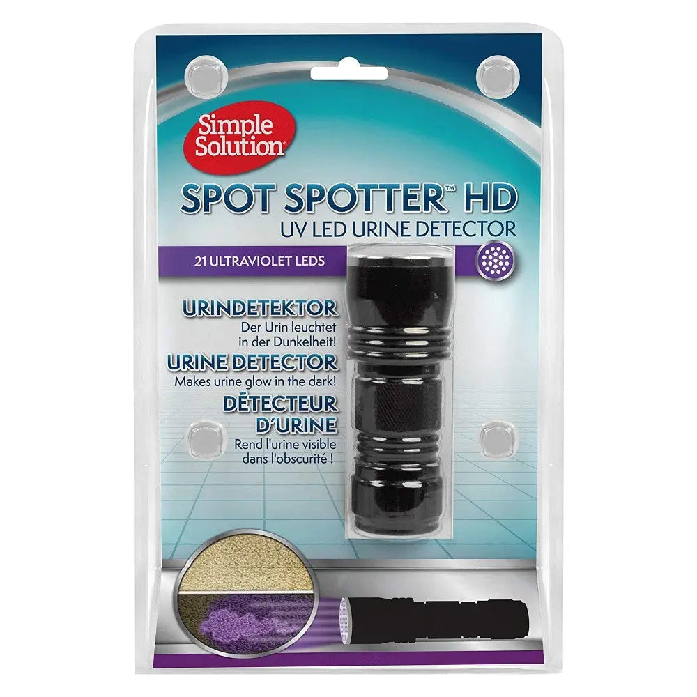 UV urine detector for spotting pet stains, featuring 21 LED lights for effective visibility.