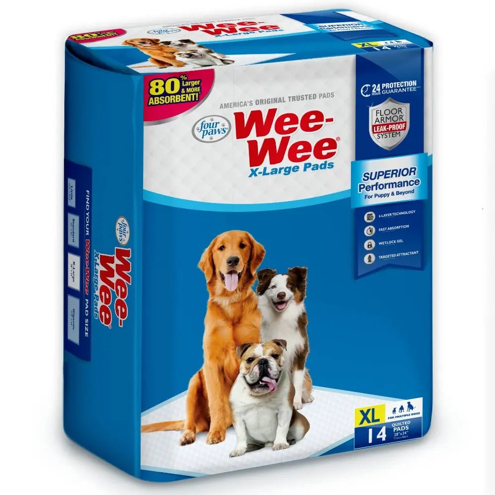 Wee-Wee X-Large Dog Pads for superior absorbency and protection, ideal for training and indoor use.