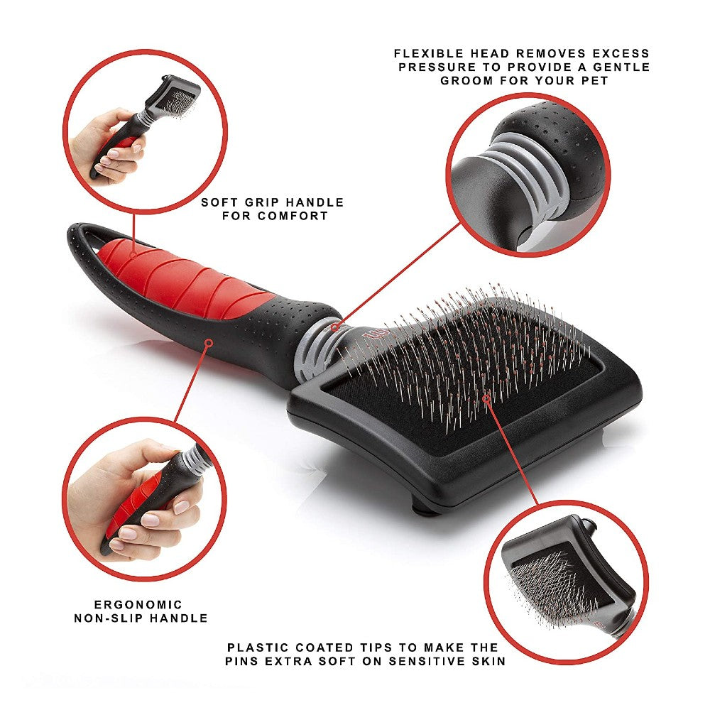 Mikki Ball Pin Slicker For Sensitive Skin - product detail image nationwide South Africa