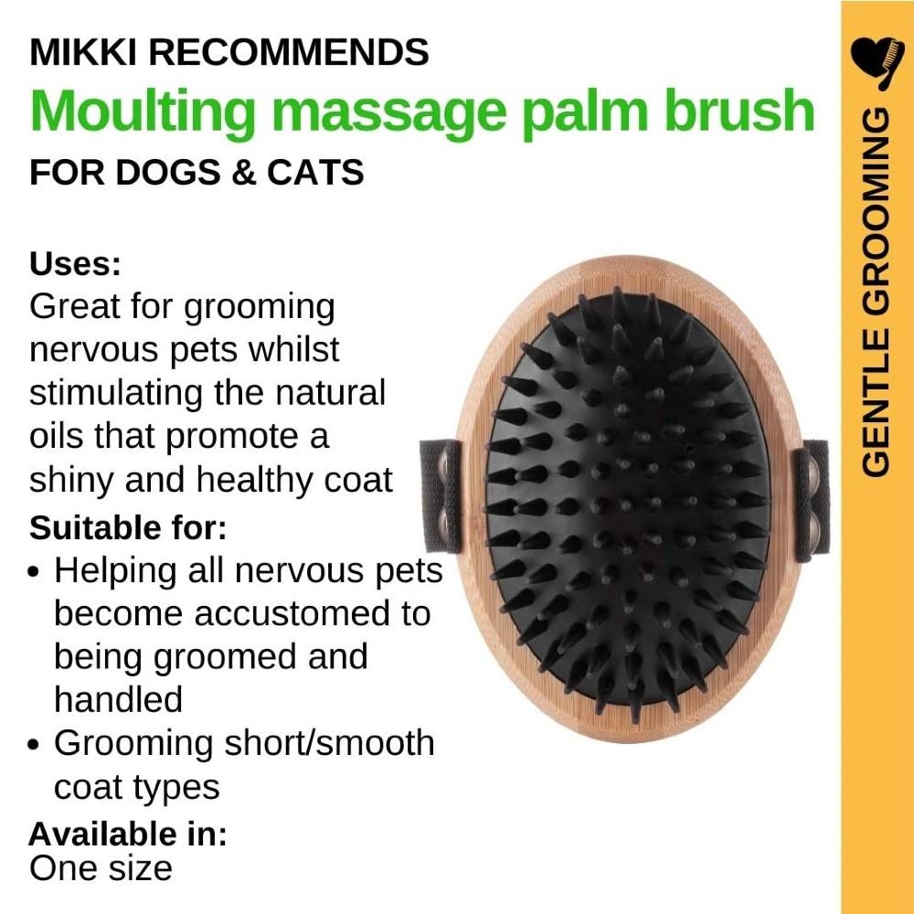 Mikki Bamboo Palm Brush - Moulting Massage - product detail image South Africa store