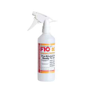 F10SC Veterinary Disinfectant bottle with trigger spray (empty) White