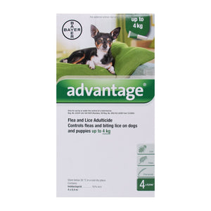 Advantage Dog Flea Treatment- Small Dog ( 0-4 kg)