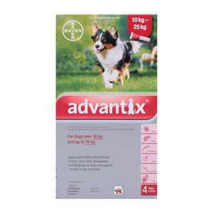 Advantix Dog Tick & Flea Treatment - Large (10 - 25kg)