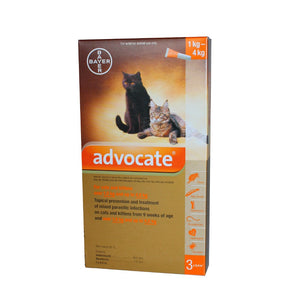 Advocate Cat Box of 3 - 1-4kg