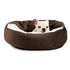 Best Friends Cozy Cuddler Ilan Dog & Cat Bed - Dark Chocolate