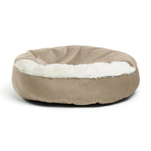 Best Friends Cozy Cuddler Ilan Dog & Cat Bed - Wheat