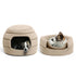 Best Friends Honeycomb Ilan Hut Cuddler Dog & Cat Bed - Wheat