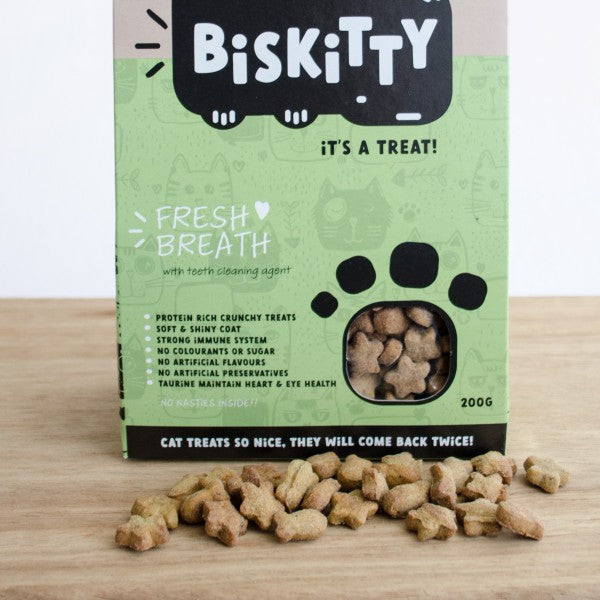 BisKitty Fresh Breath Cat Treats 200g