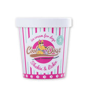 Cool Dogs Ice Cream - Shakin’ & Licken’ Swishen’ Strawberry & Coconuts