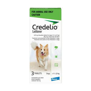 Credelio Chewable Tick & Flea Medication Medium