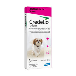 Credelio Chewable Tick & Flea Medication - X Small