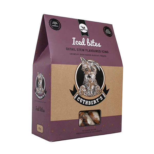 Cuthberts Iced Oxtail Flavoured Dog Biscuits