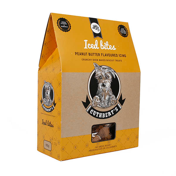 Cuthberts Iced Peanut Butter Flavoured Dog Biscuits