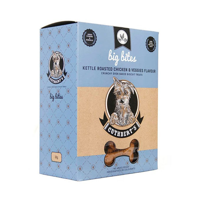 Cuthberts Kettle Roasted Chicken & Veg Flavoured Dog Biscuits