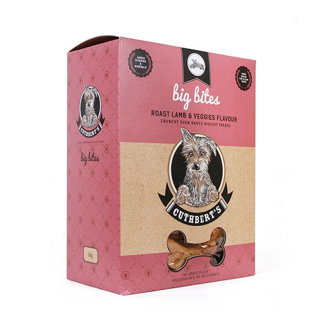 Cuthberts Roast Lamb & Veggies Flavoured Dog Biscuits