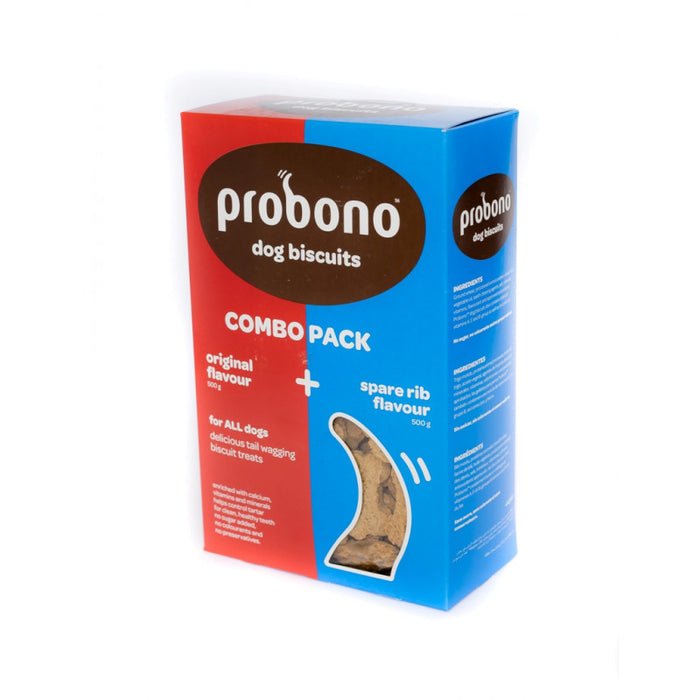 Probono Combo Pack Dog Biscuits