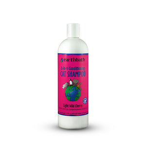 Earthbath 2-in-1 Conditioning Cat Shampoo - Light Wild Cherry 472ml