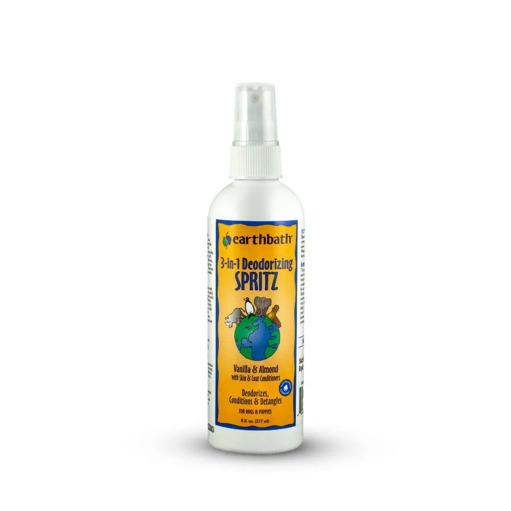 Earthbath 3-in-1 Deodorising Spritz - Vanilla & Almond   | Low Prices | Canine & Co