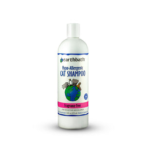Earthbath Hypo-Allergenic Cat Shampoo - Fragrance Free 472ml