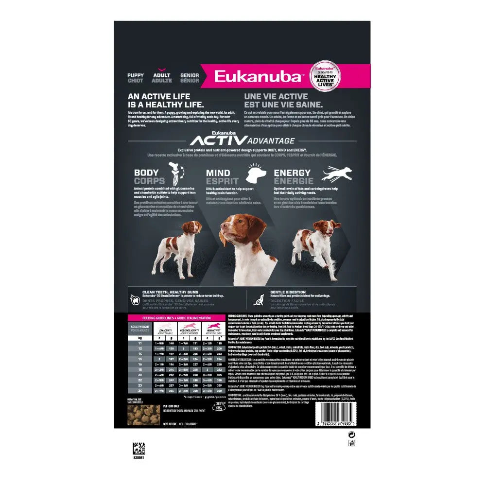Eukanuba Adult Medium Breed - product detail image South Africa shoppers