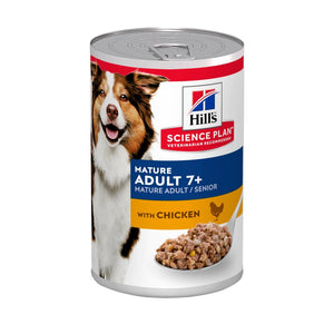Hill's Science Plan Canine Mature Adult Chicken Tin 370g