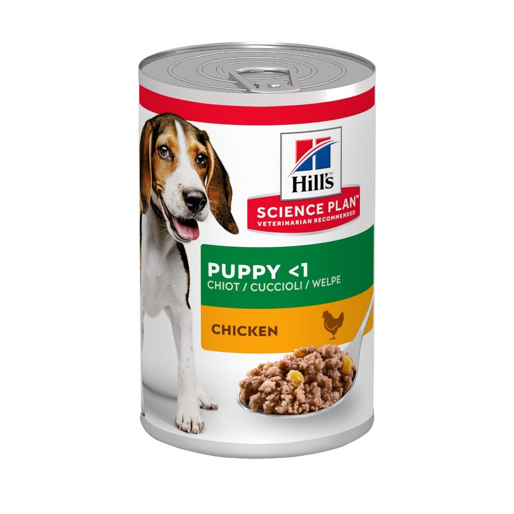 Hill's Science Plan Canine Puppy Chicken Tin 370g