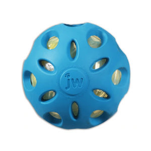 JW Pet Crackle Ball Blue
