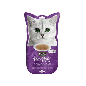 Kit Cat Purr Puree Plus+ Collagen Care Cat Treats - Tuna
