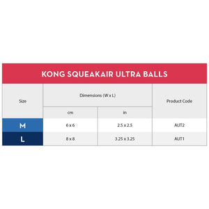 Kong Airdog SqueakAir Ultra Tennis Ball