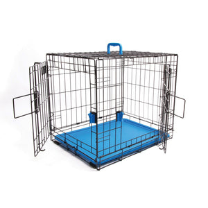 M-Pets Coloured Wire Crate Small Blue