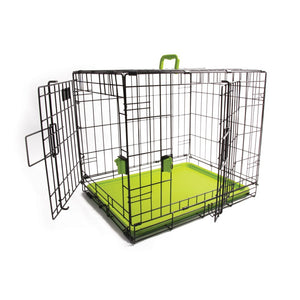 M-Pets Coloured Wire Crate Small Green
