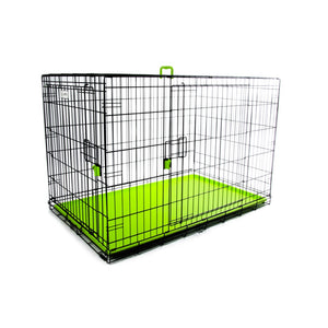 M-Pets Coloured Wire Crate X Large Green