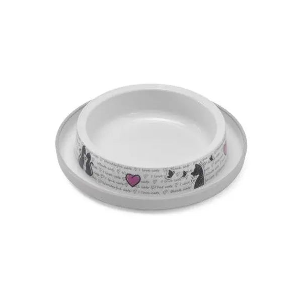 Moderna Trendy Dinner Bowls Cats In Love