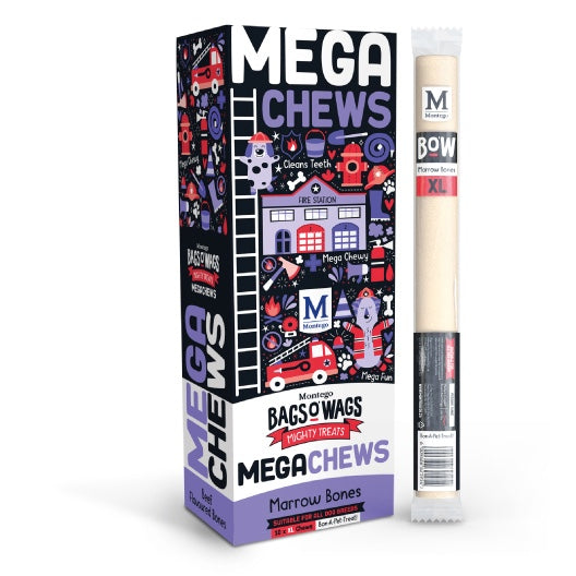 Montego Bags O' Wags Megachews Beef Flavoured Marrow Bones