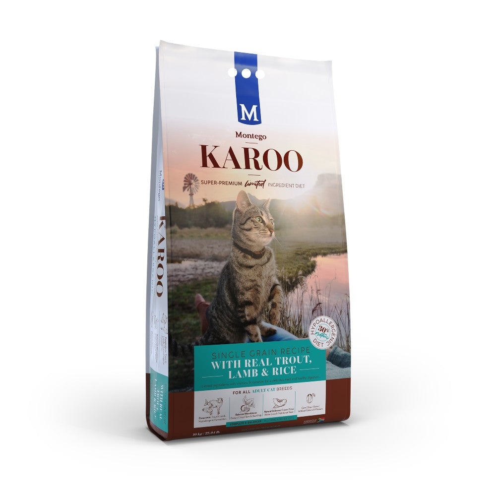 Karoo Adult Cat Trout Lamb Dry Food 2kg